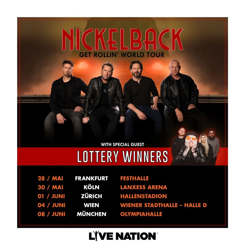 Nickelback in der Festhalle Frankfurt Tickets