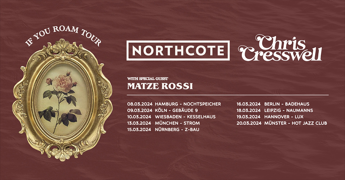 Northcote - Chris Cresswell al Felsenkeller Leipzig Tickets