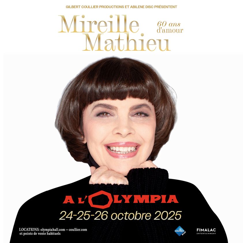 Mireille Mathieu al Olympia Tickets