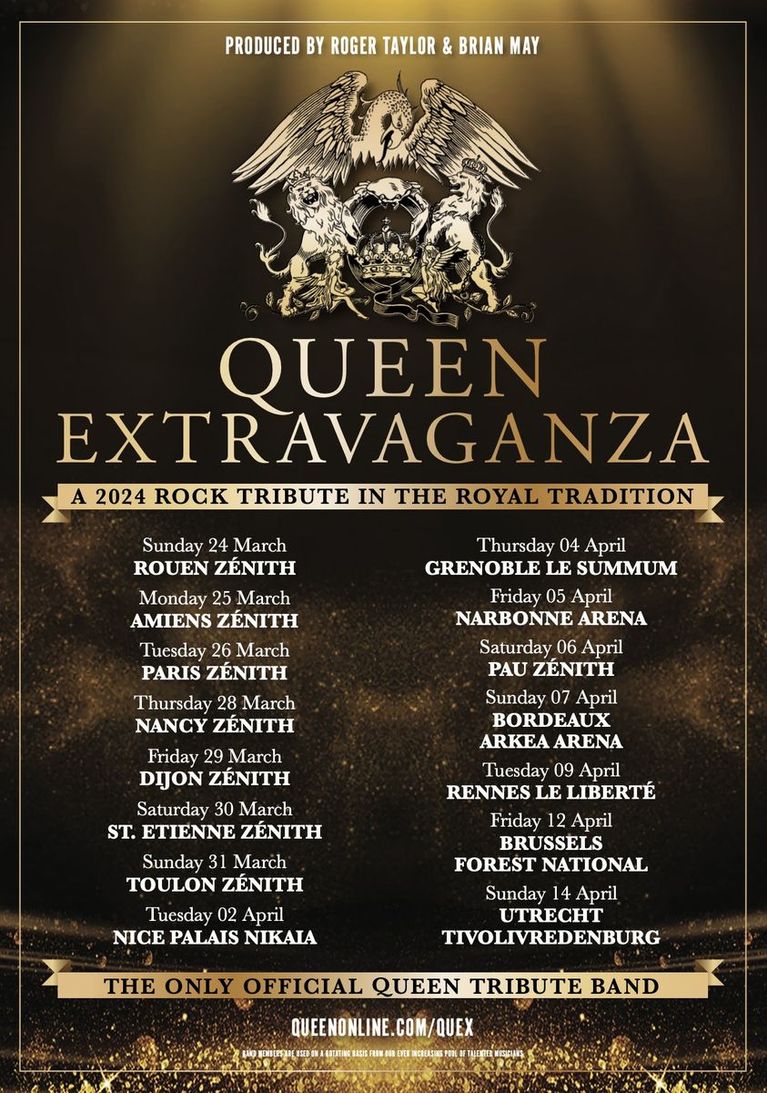 Billets Queen Extravaganza (Zenith Amiens - Amiens)