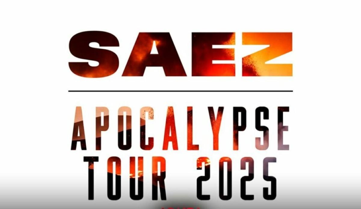 Billets Saez - Apocalypse Tour (Parc des Expositions Tours - Tours)