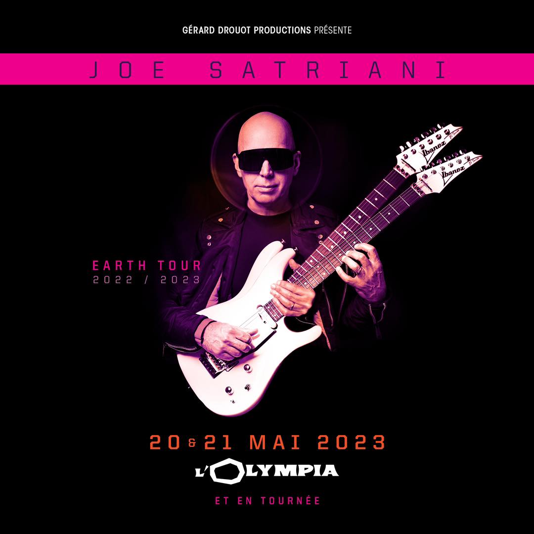 Billets Joe Satriani (Olympia - Paris)