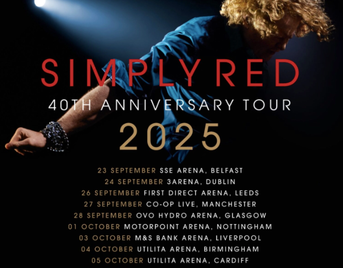 Simply Red al Utilita Arena Birmingham Tickets