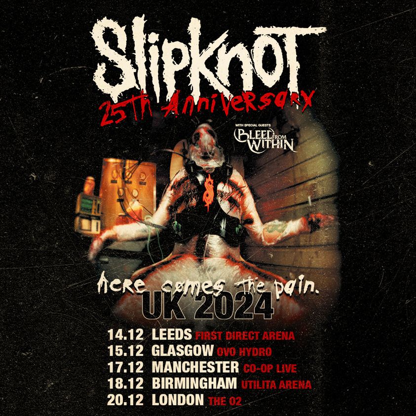 Slipknot al First Direct Arena Tickets