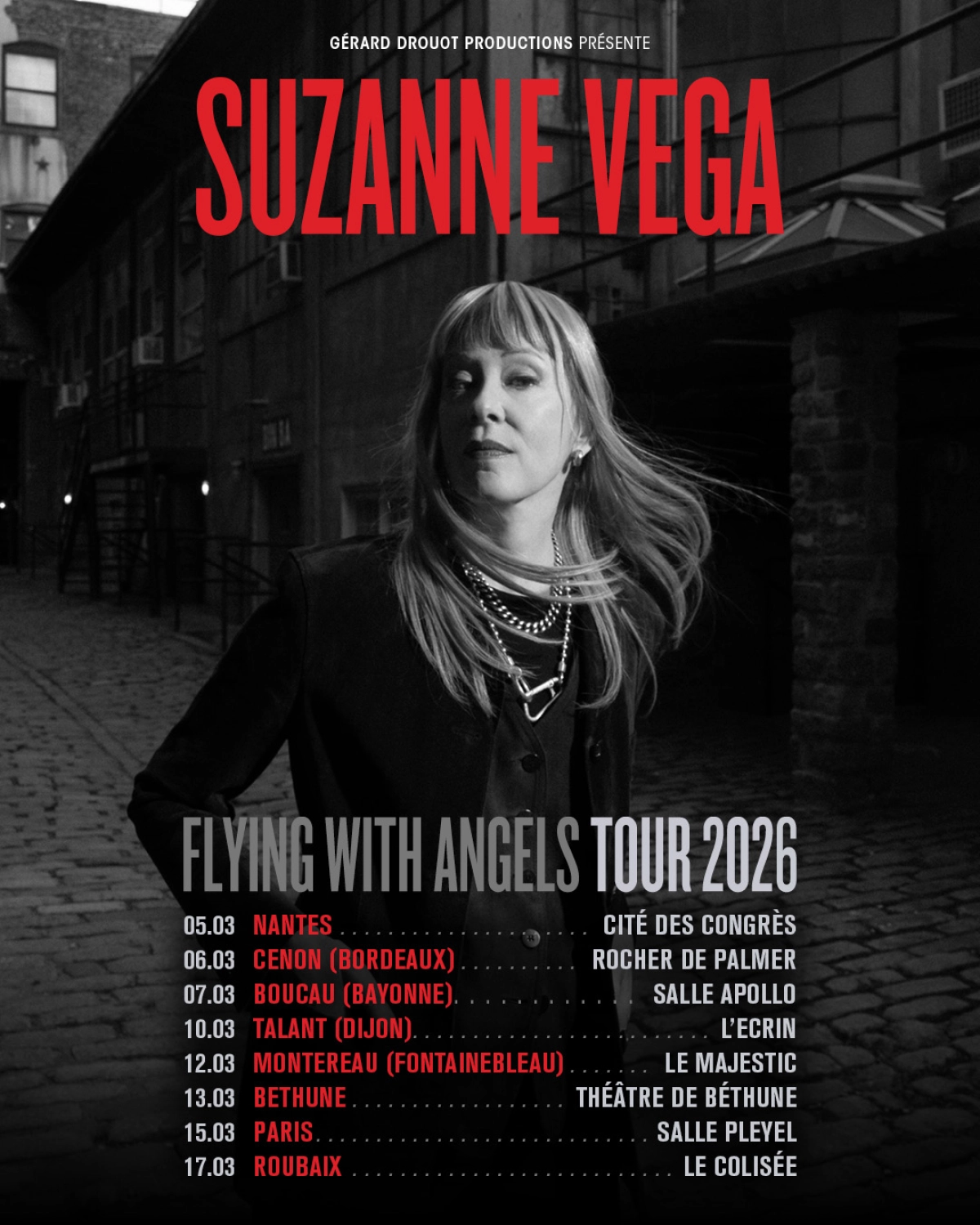 Billets Suzanne Vega (Rocher de Palmer - Bordeaux)