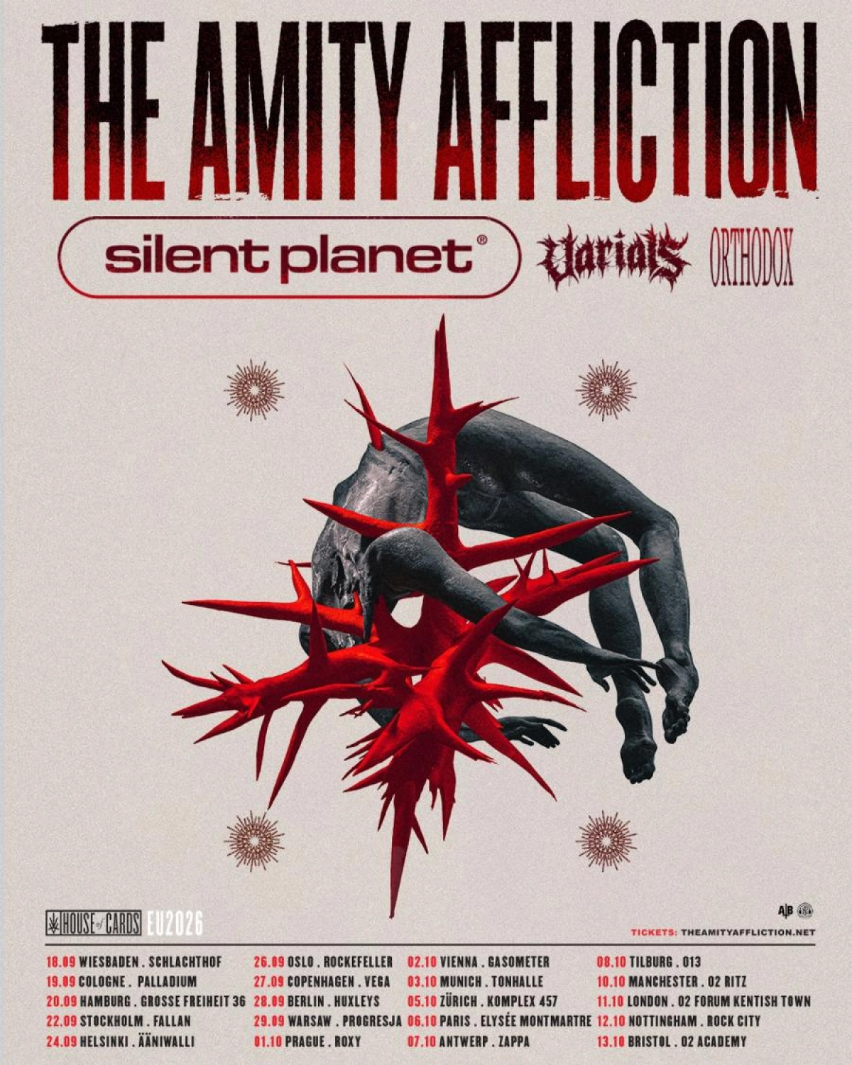 The Amity Affliction in der Grosse Freiheit 36 Tickets