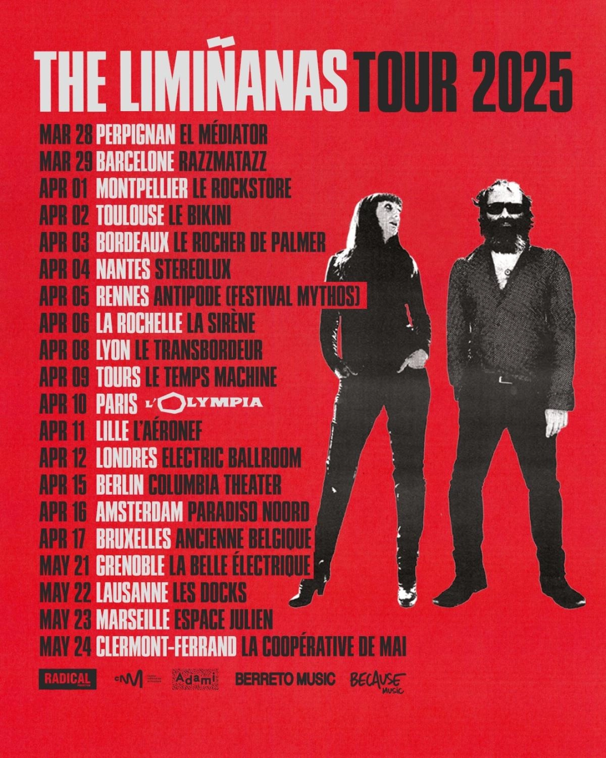 Billets The Liminanas (Espace Julien - Marseille)