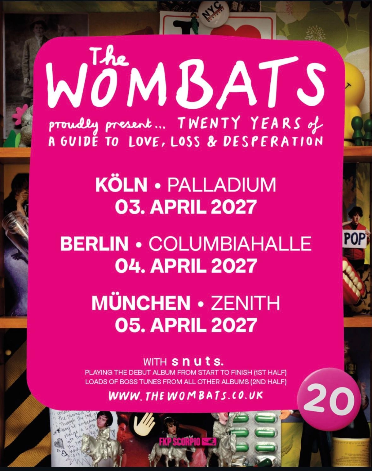 The Wombats at Palladium Koln Tickets