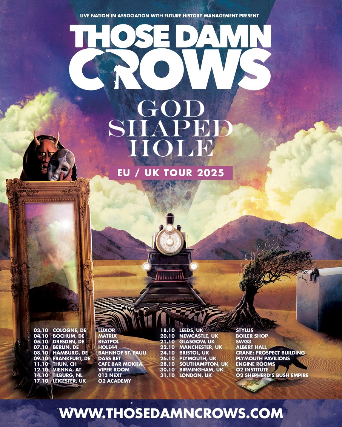 Billets Those Damn Crows (Stylus Leeds - Leeds)