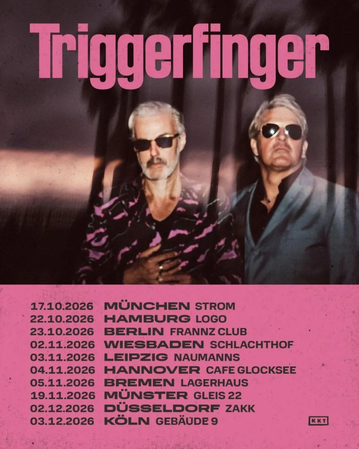 Triggerfinger en Kulturzentrum Lagerhaus Tickets