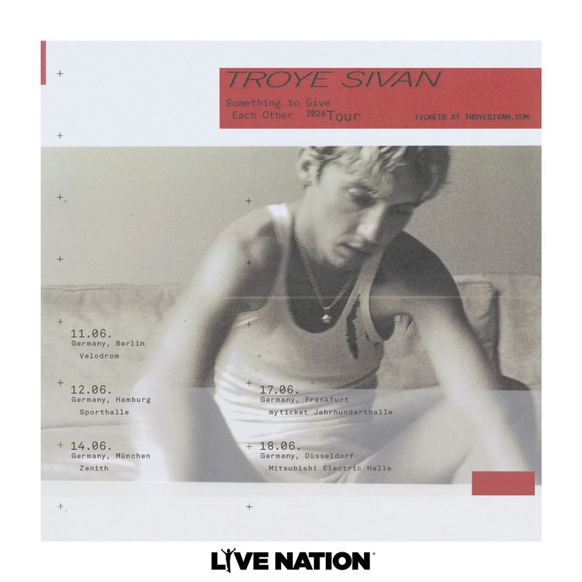 Billets Troye Sivan Something To Give Each Other 2024 Tour à Hambourg
