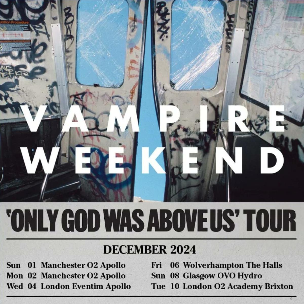 Vampire Weekend at O2 Apollo Manchester Tickets
