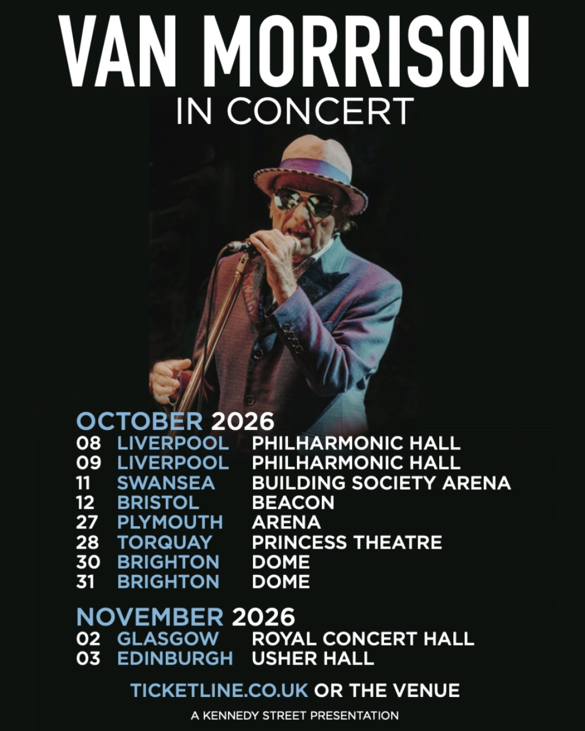 Van Morrison en Usher Hall Tickets