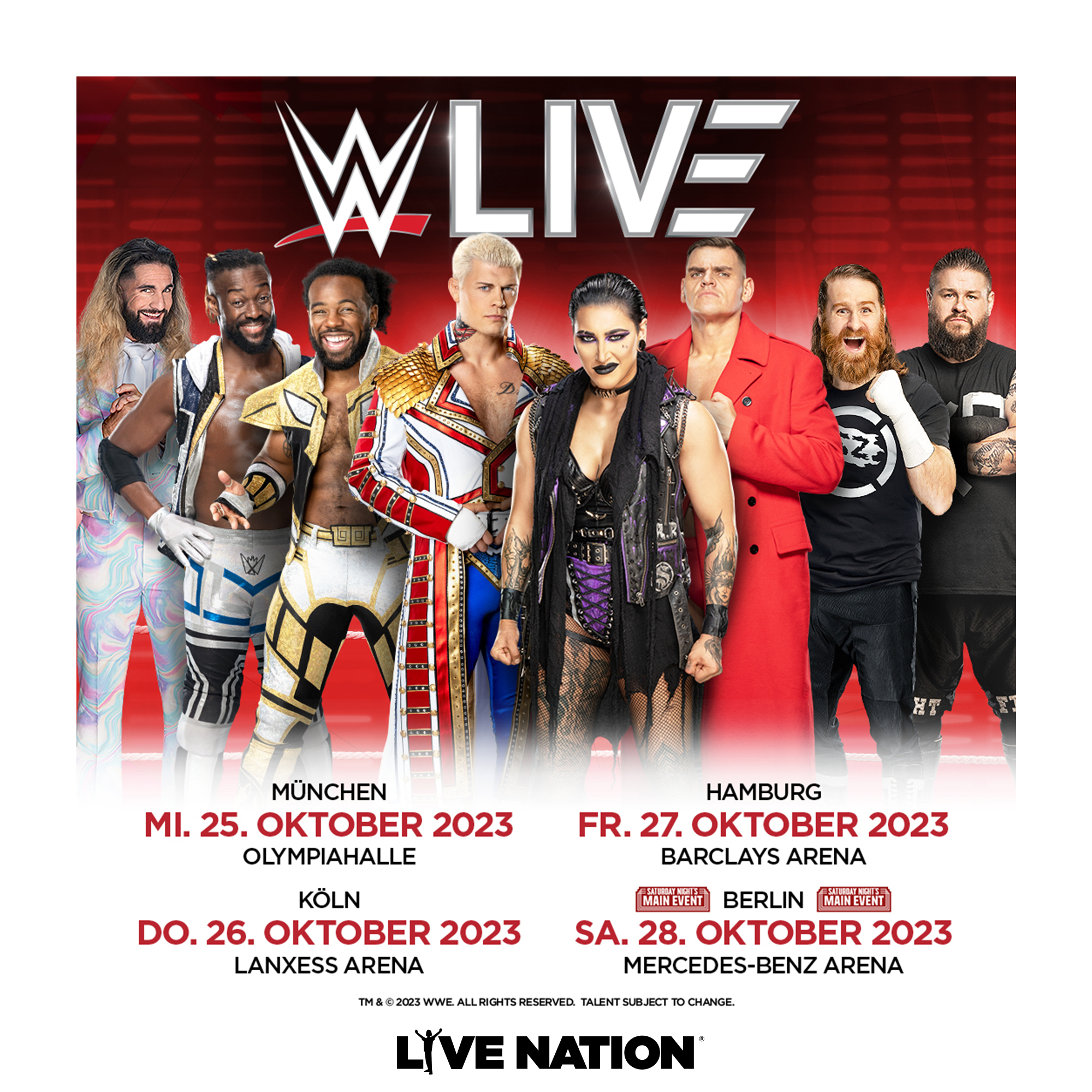 WWE in der Barclays Arena Tickets