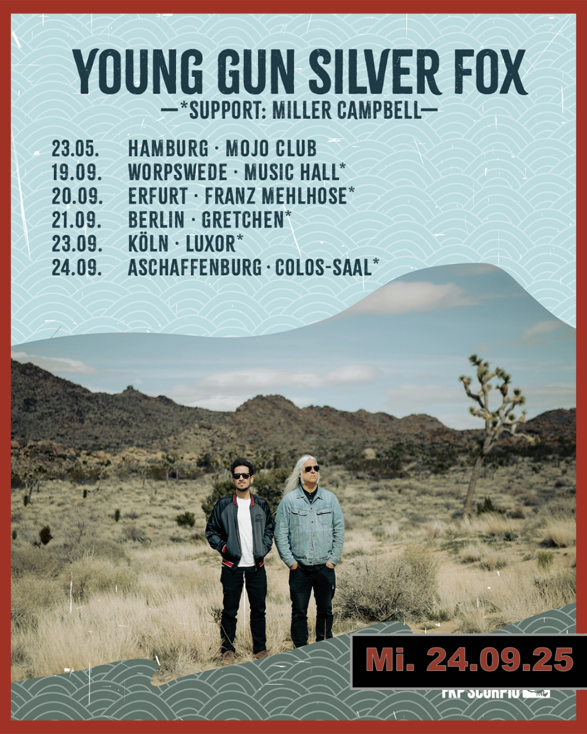 Billets Young Gun Silver Fox (Mojo Club - Hambourg)