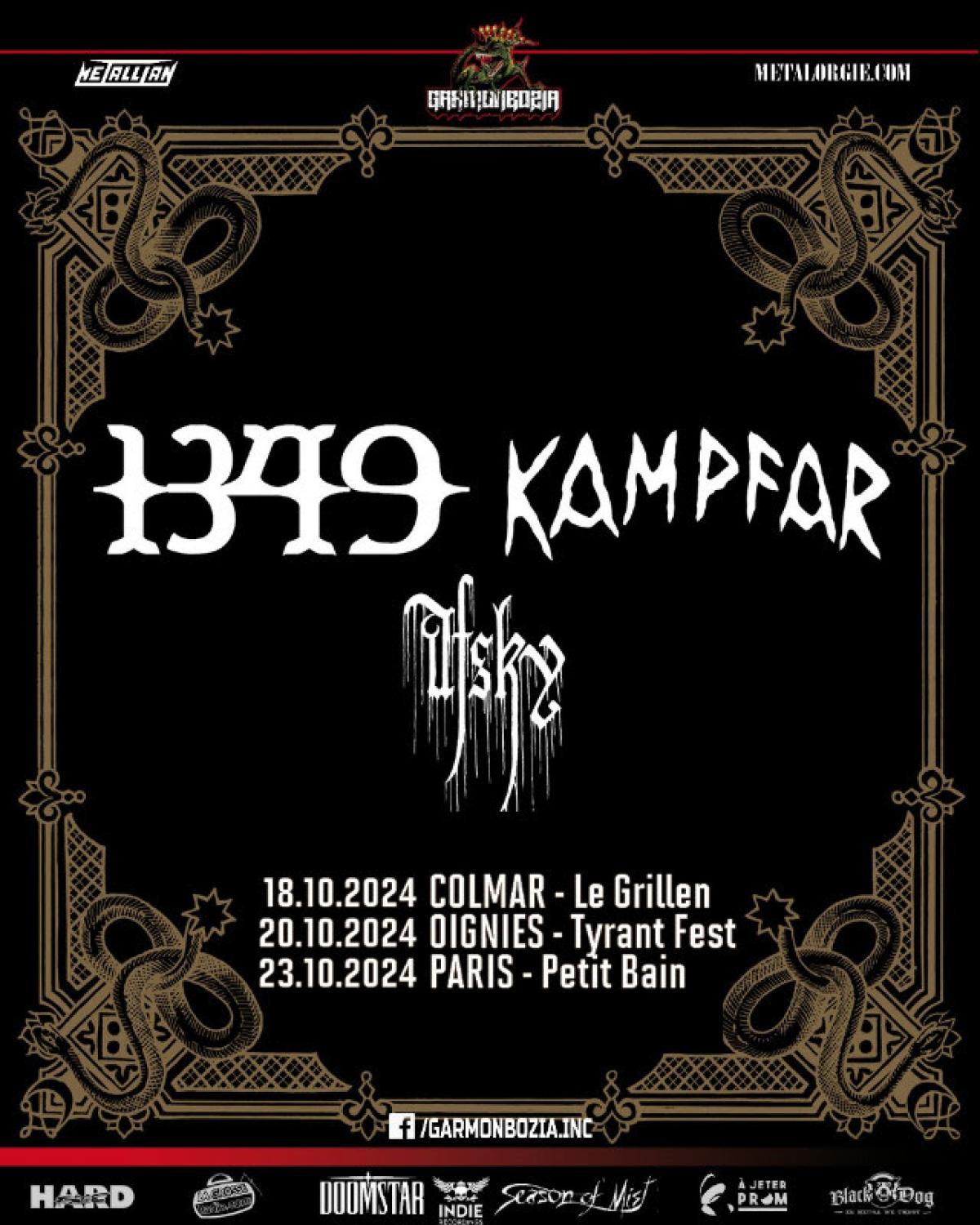 Billets 1349 - Kampfar - Afsky (Le Grillen - Colmar)