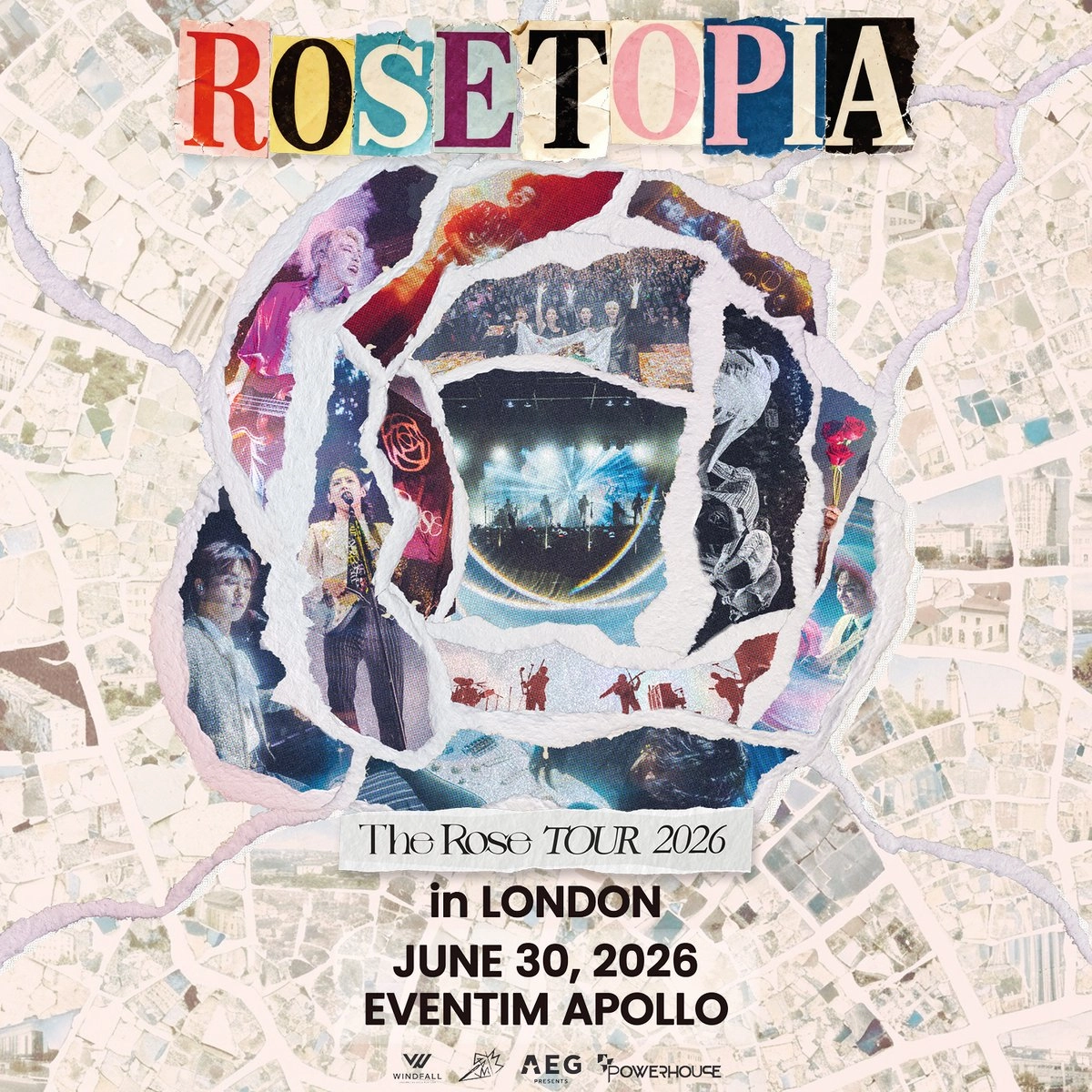 Billets 2026 The Rose Tour - rosetopia (Eventim Apollo - Londres)