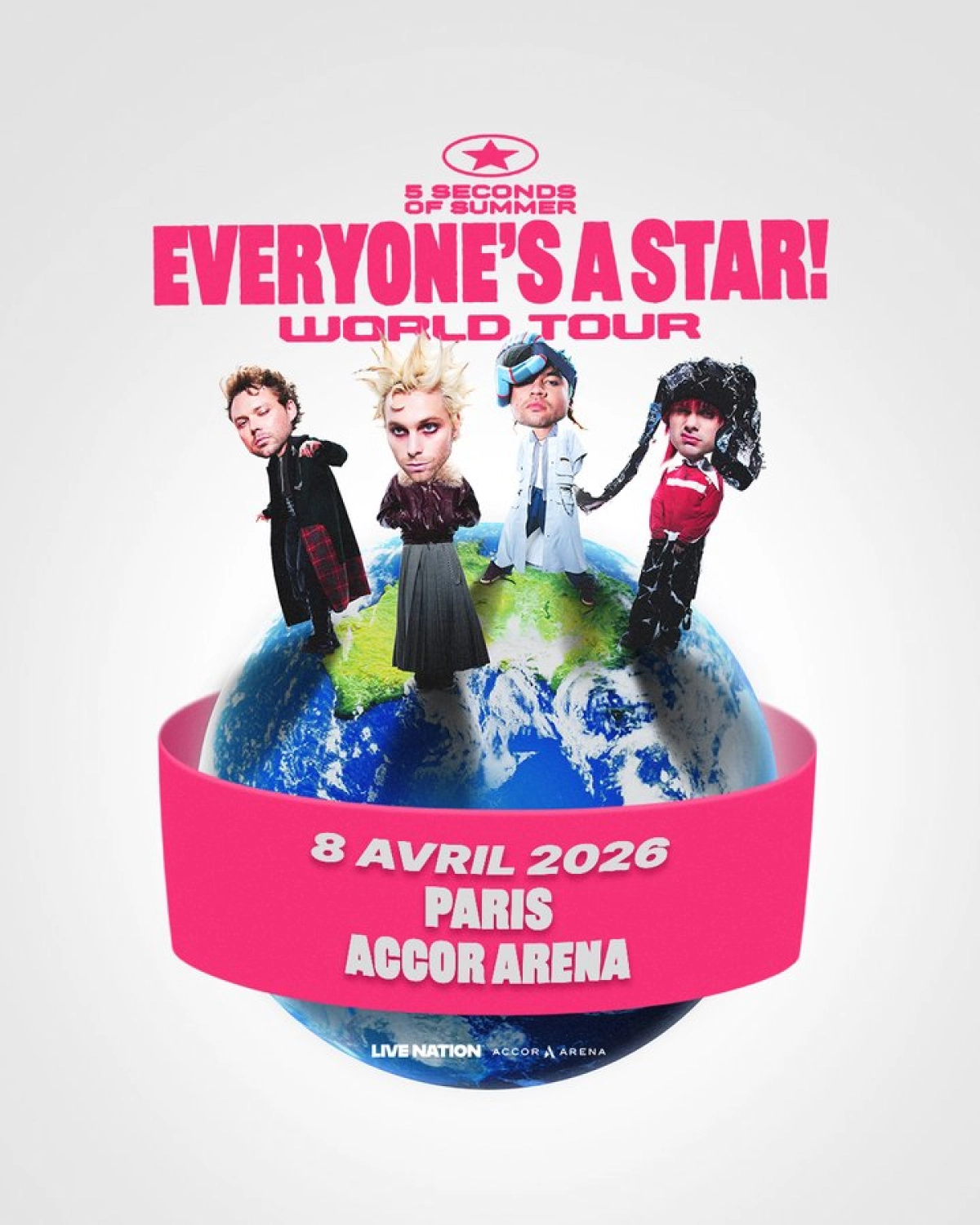 Billets 5 Seconds of Summer (Accor Arena - Paris)
