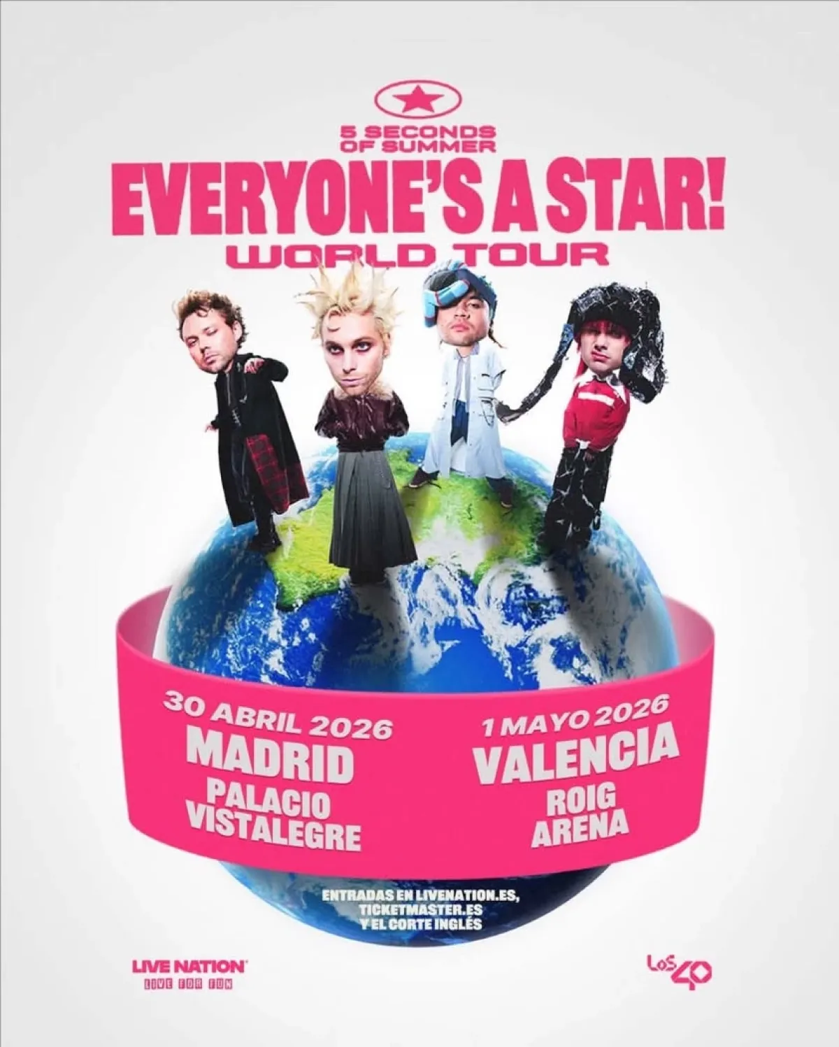 Billets 5 Seconds of Summer (Palacio Vistalegre - Madrid)