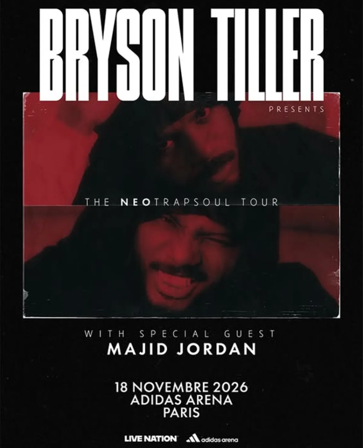 Billets Bryson Tiller (Adidas Arena - Paris)