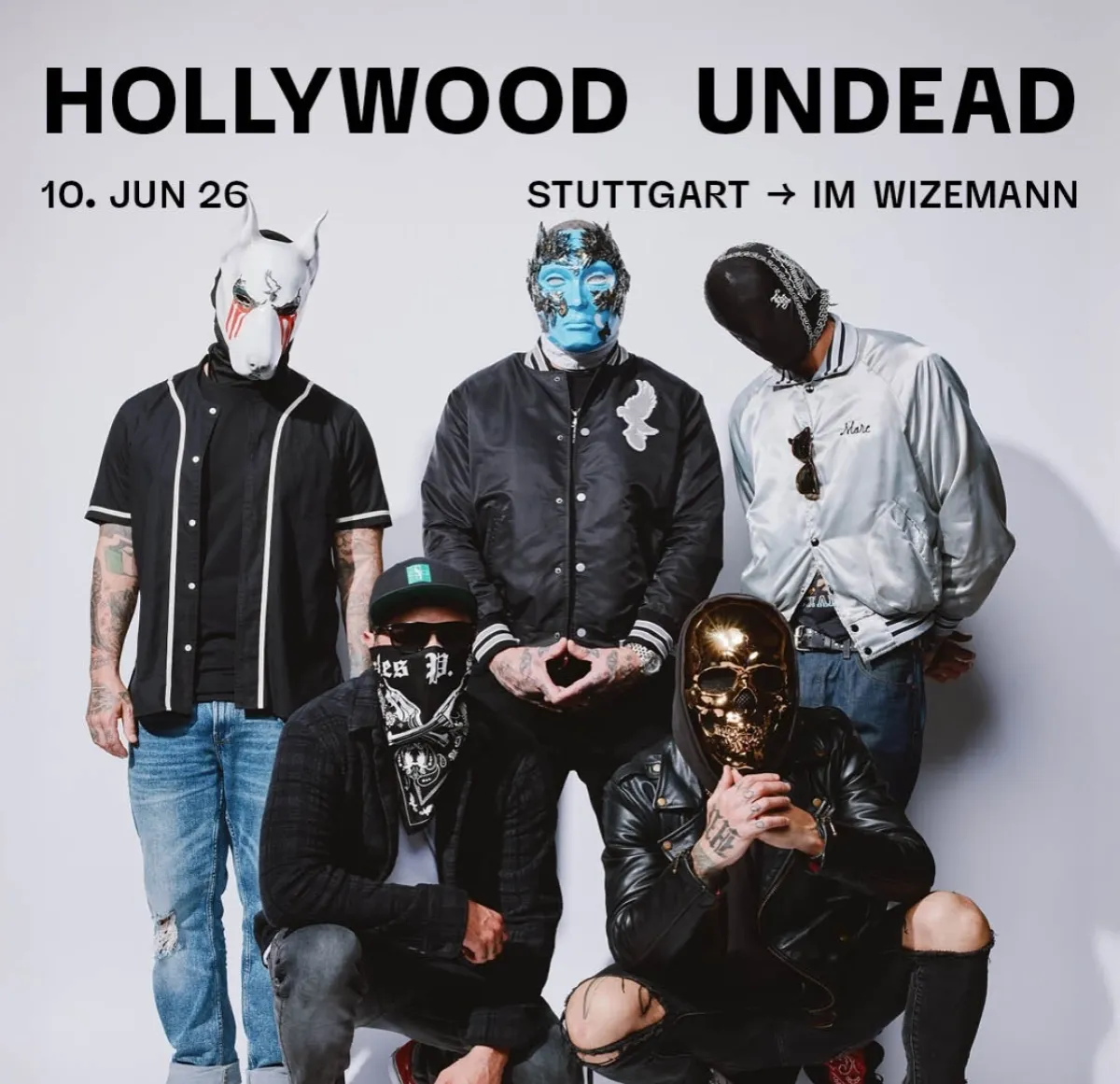 Hollywood Undead at Im Wizemann Tickets