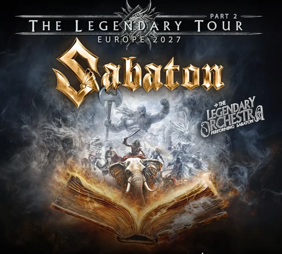 Sabaton - The Legendry Tour at 3Arena Dublin Tickets