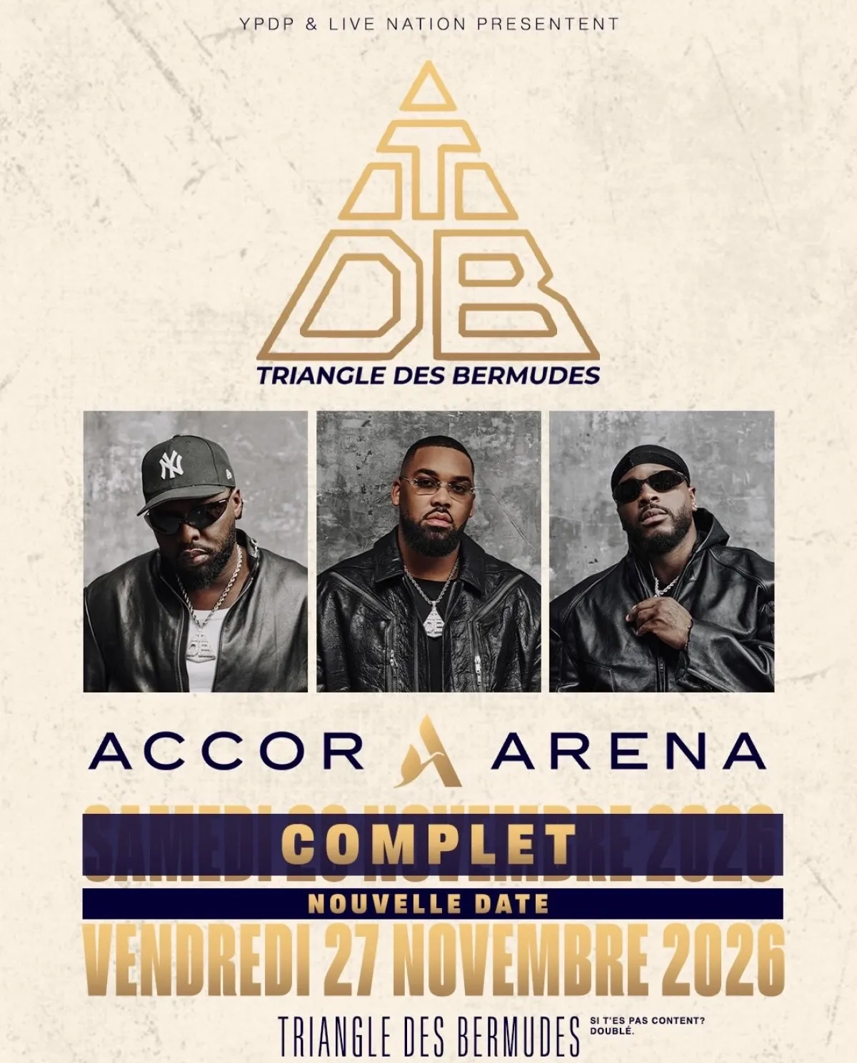 Billets Triangle des Bermudes (Accor Arena - Paris)