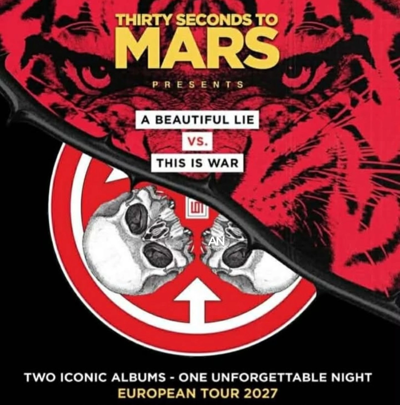 Billets Thirty Seconds to Mars (Accor Arena - Paris)