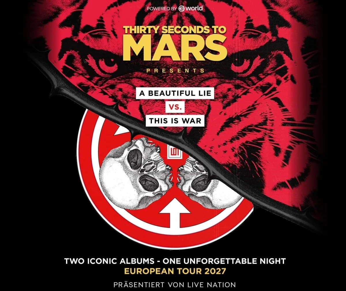 Thirty Seconds To Mars en Lanxess Arena Tickets