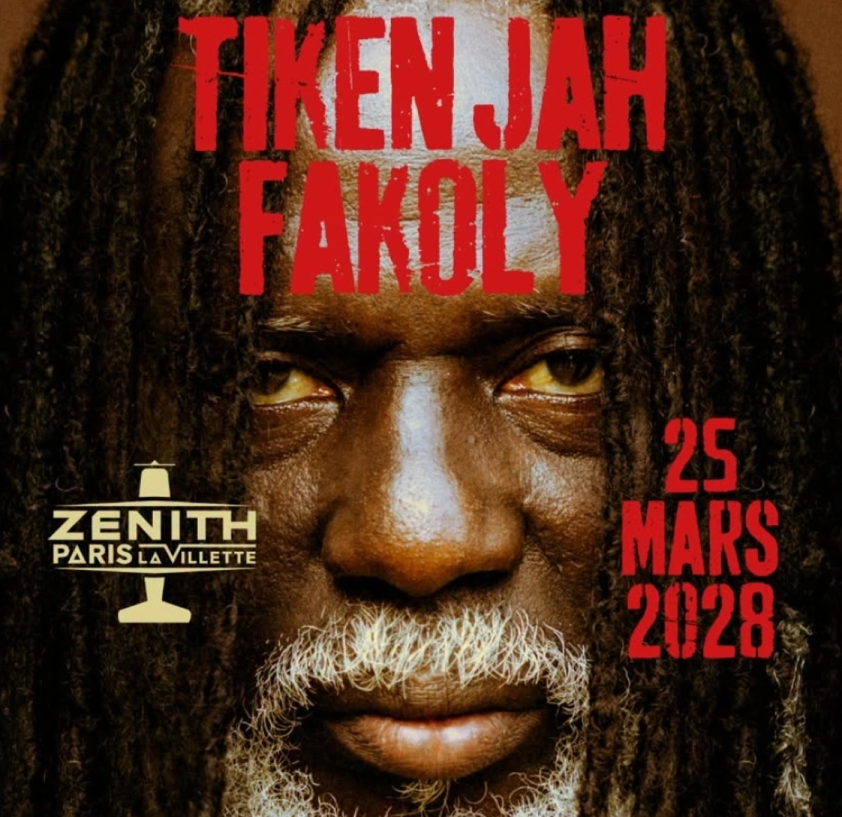 Billets Tiken Jah Fakoly (Zenith Paris - Paris)