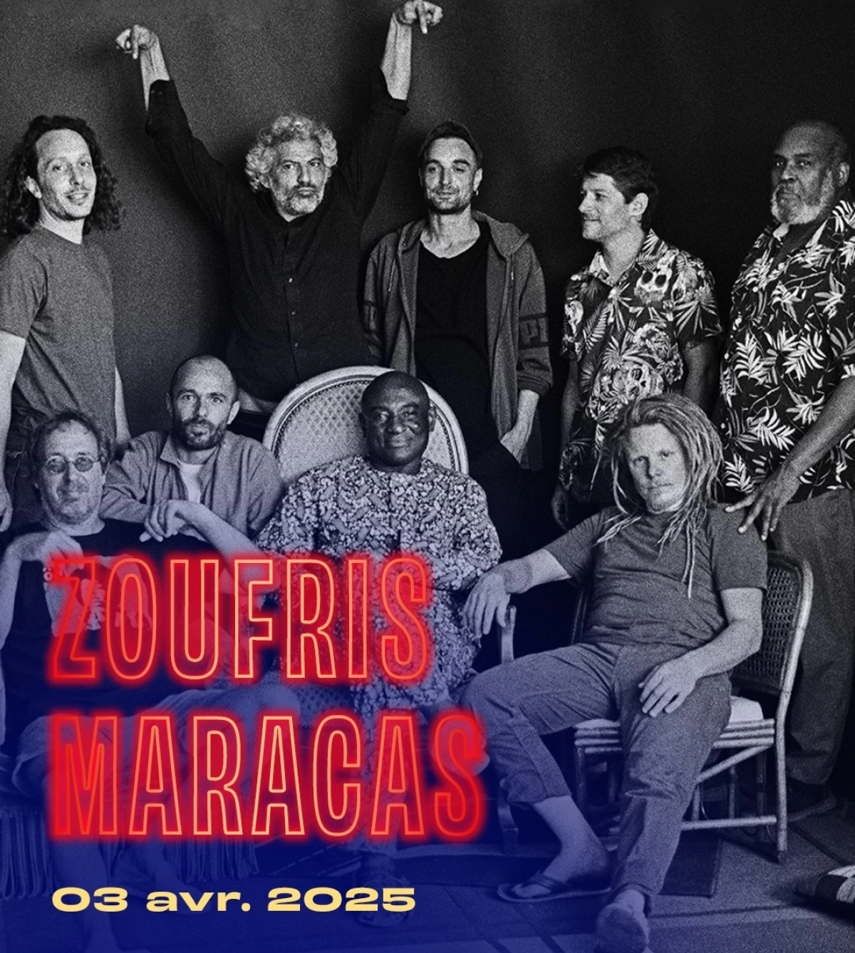 Billets Zoufris Maracas à Paris (Olympia) du 03 avril 2025 Infos et