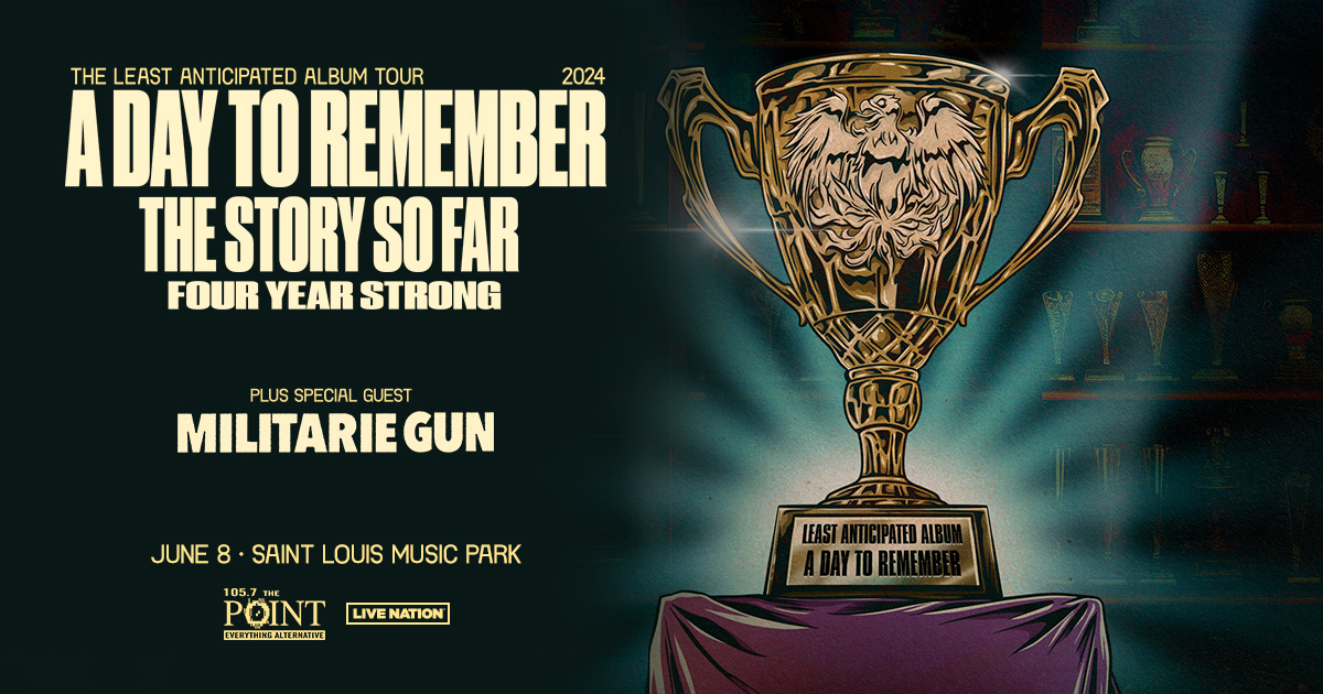 A Day To Remember - The Least Anticipated Album Tour: 105.7 The Point al Saint Louis Music Park Tickets