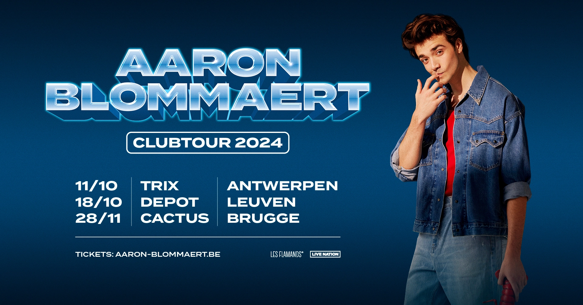Aaron Blommaert in der Trix Antwerpen Tickets