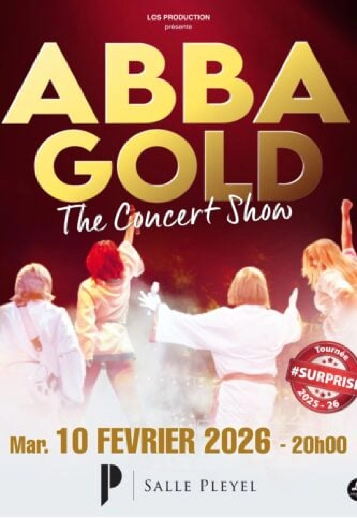 Abba Gold - The Concert Show - Surprise Tour 2026 en Salle Pleyel Tickets