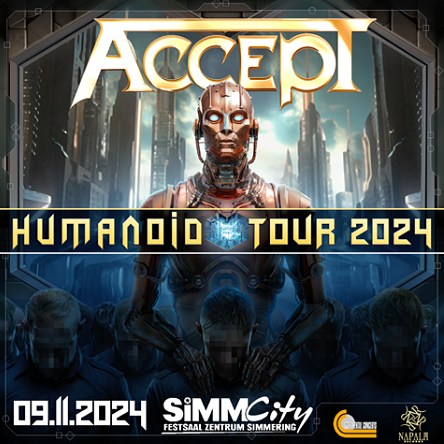 Billets Accept - Humanoid Tour (SIMM City - Vienne)