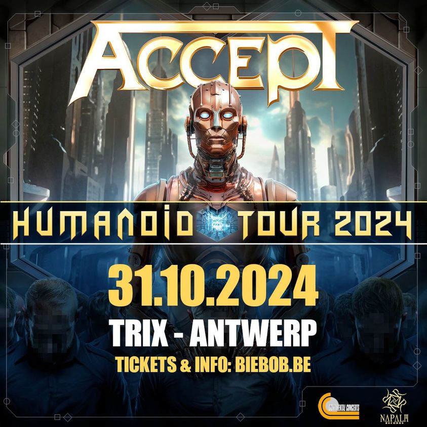 Accept at Trix Antwerp Tickets