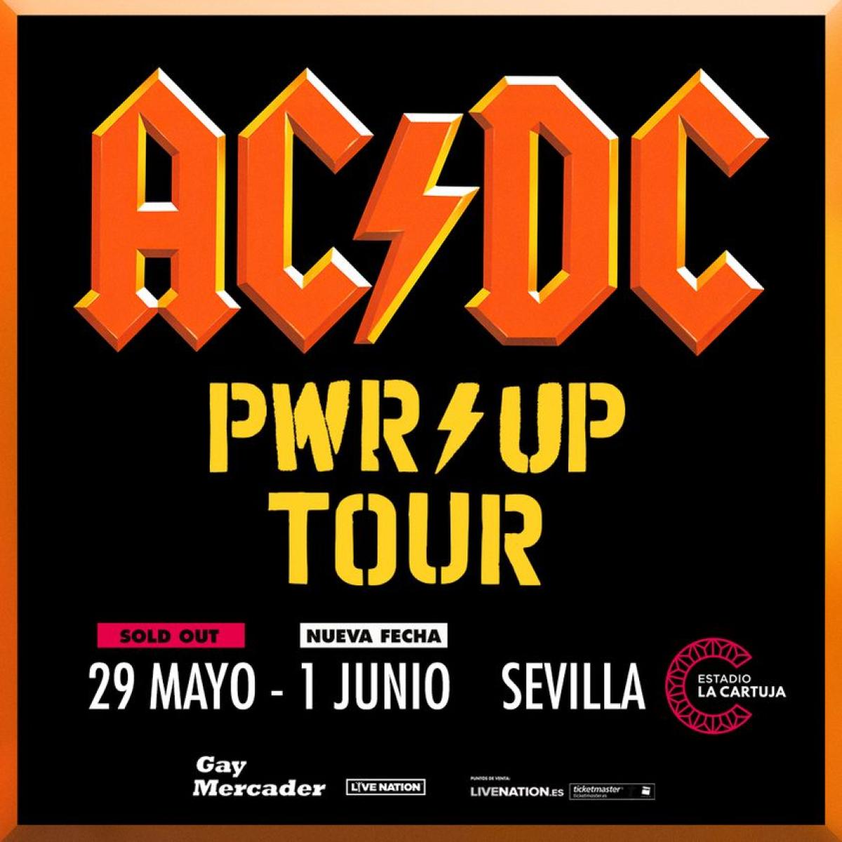 Billets AC/DC (Estadio Olimpico de La Cartuja - Seville)