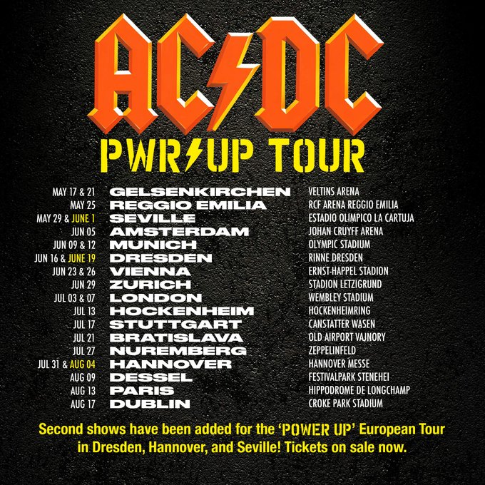 AC/DC en Messe Dresden Tickets