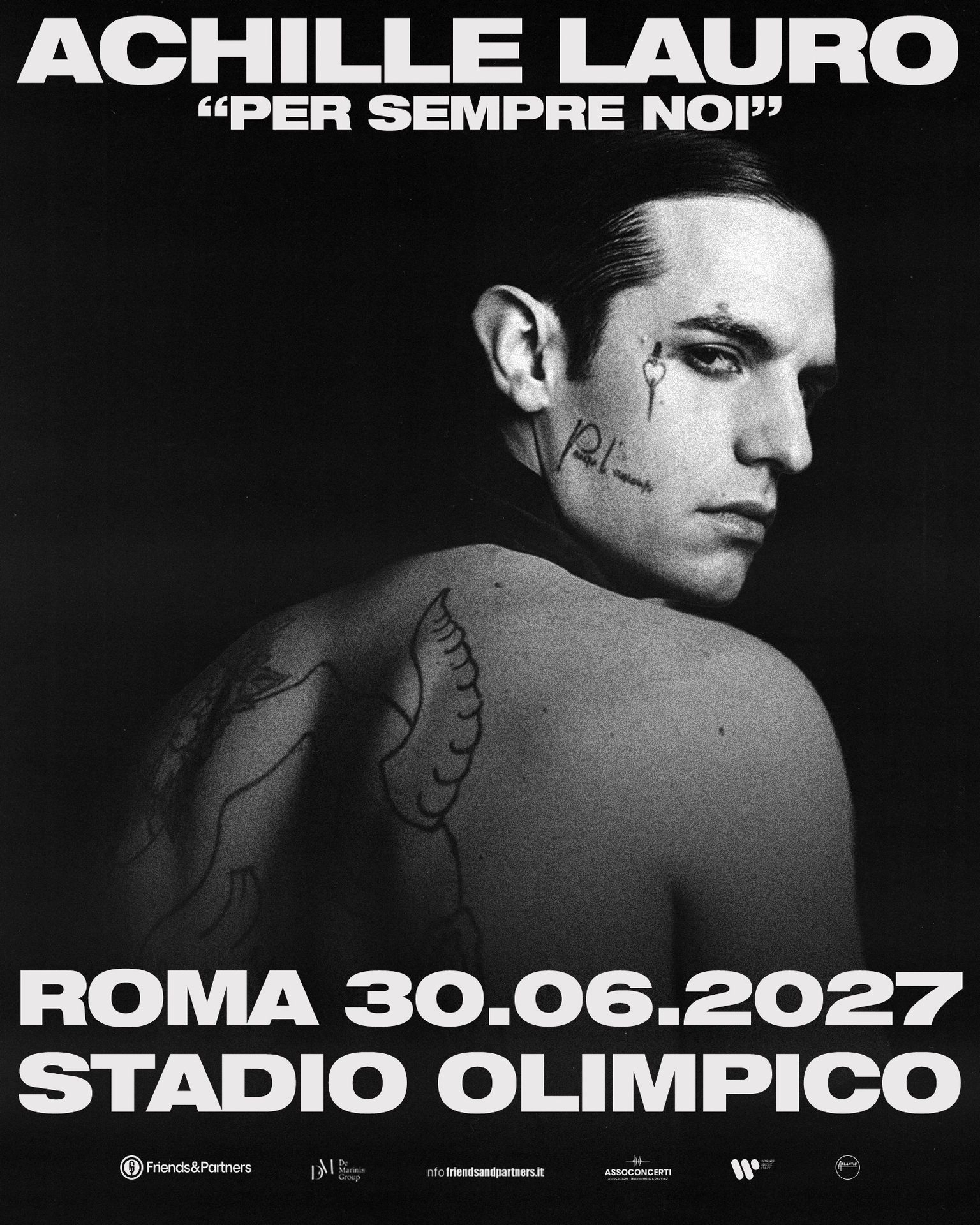 Achille Lauro al Stadio Olimpico Roma Tickets