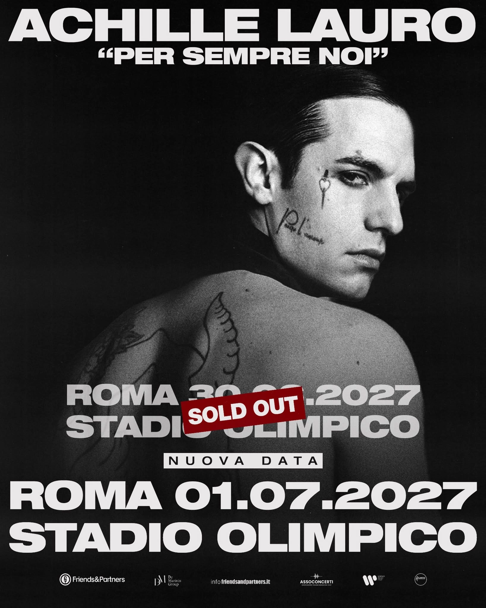 Billets Achille Lauro (Stadio Olimpico Roma - Rome)