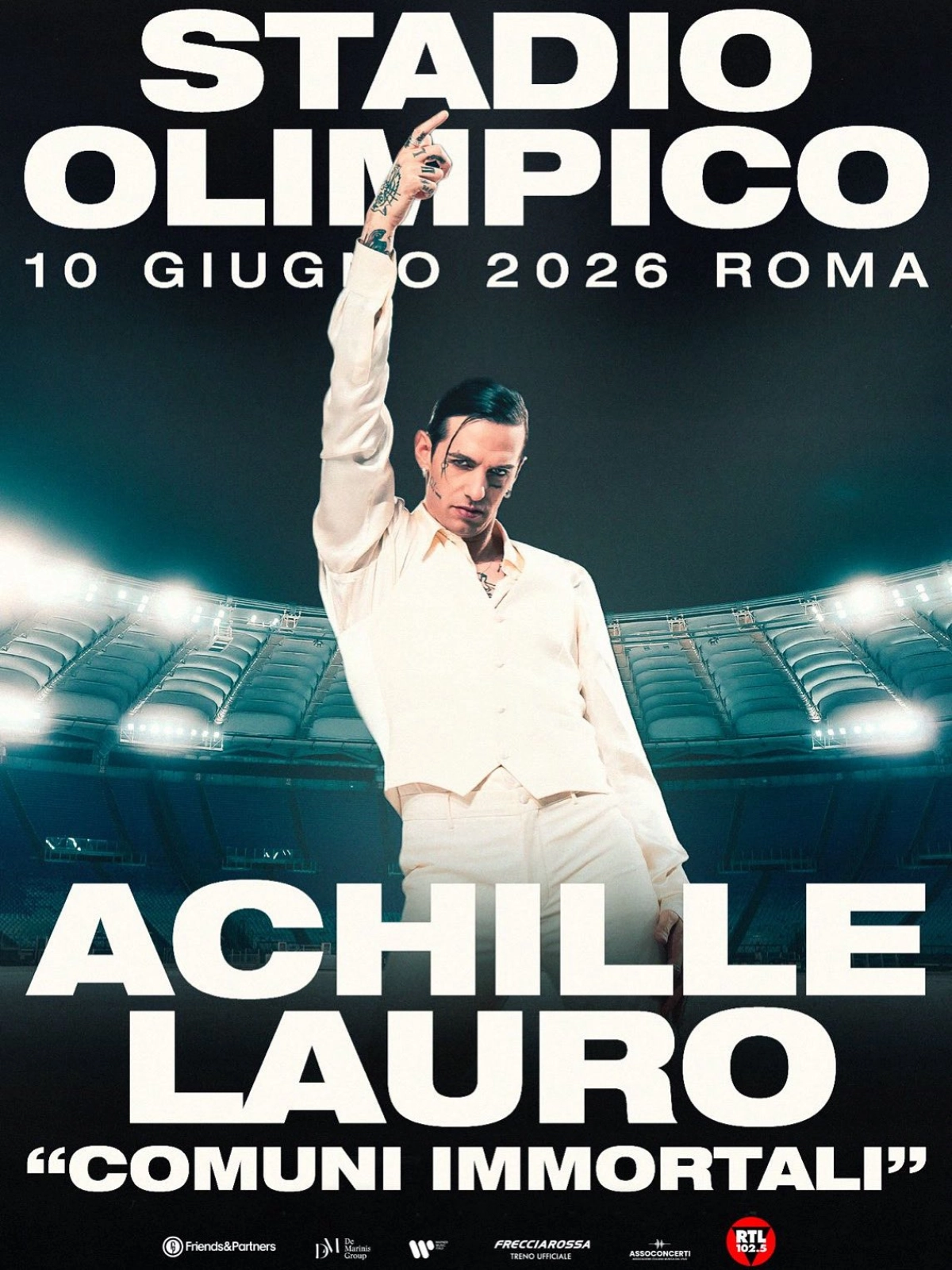 Billets Achille Lauro (Stadio Olimpico Roma - Rome)
