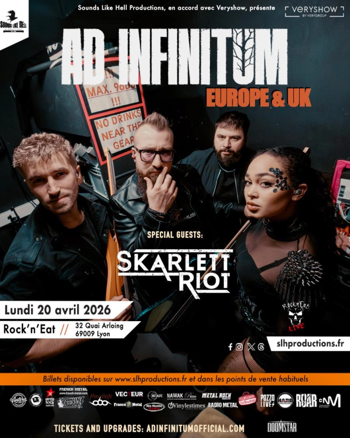 Ad Infinitum at Rock N Eat Tickets