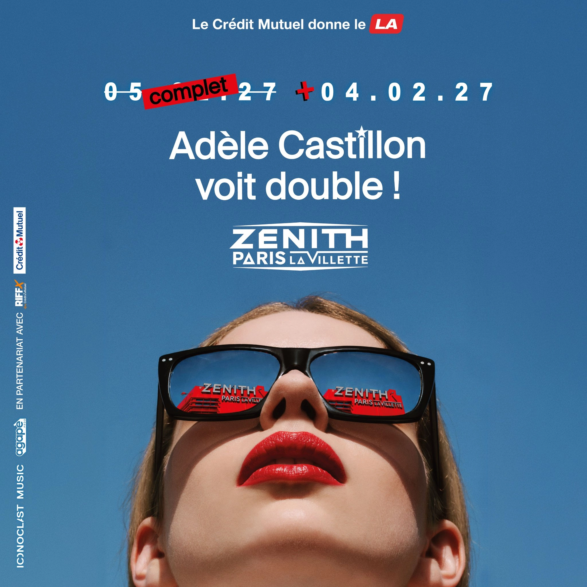 Billets Adèle Castillon (Zenith Paris - Paris)