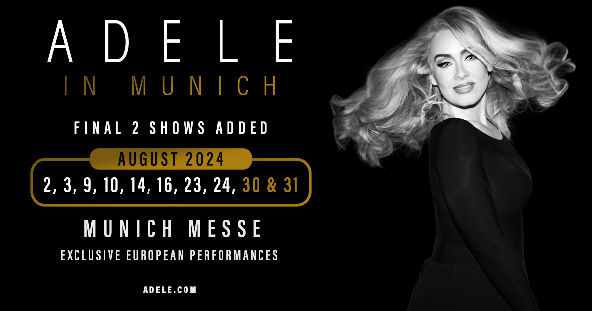 Adele at Messe München Tickets