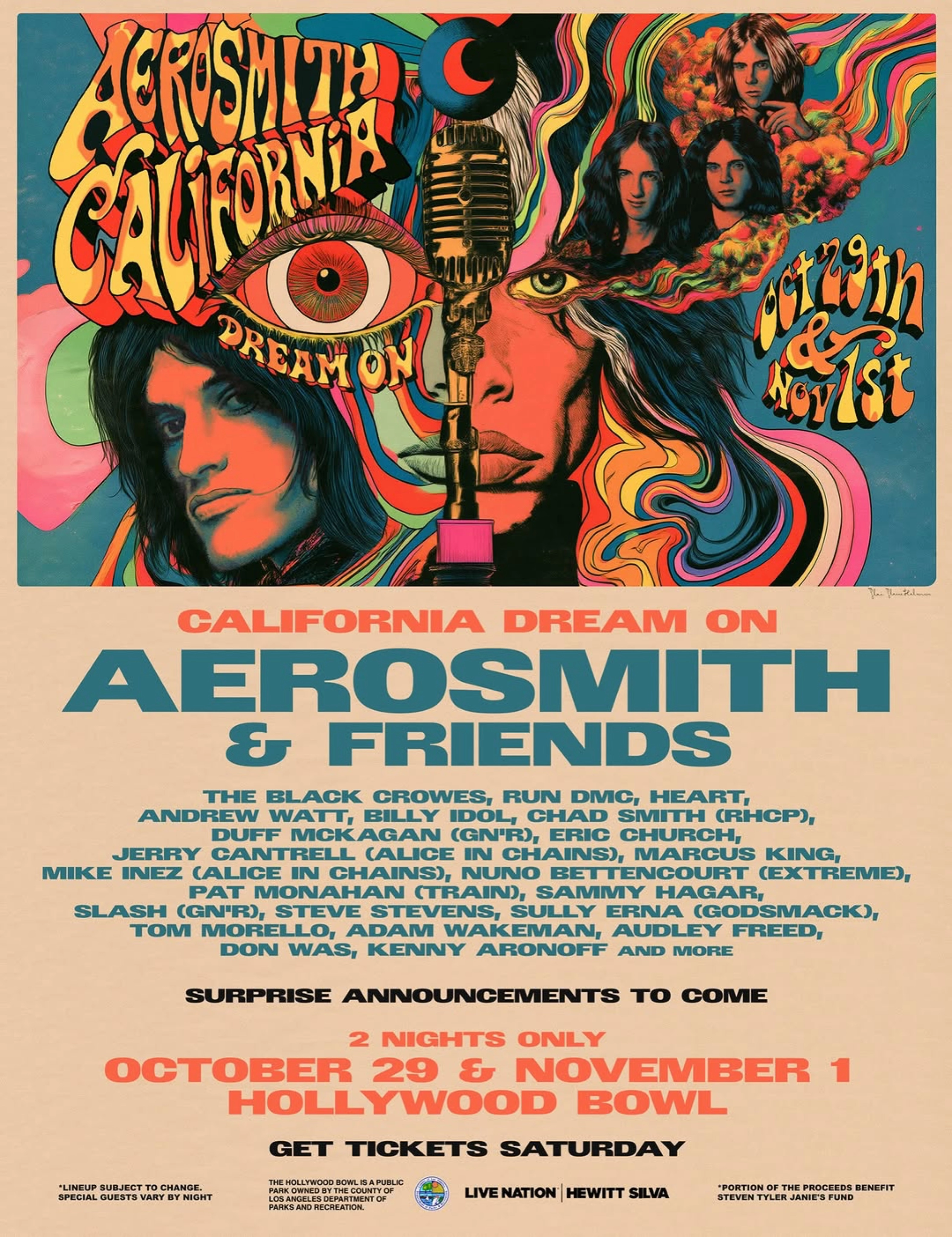 Aerosmith at Hollywood Bowl Tickets