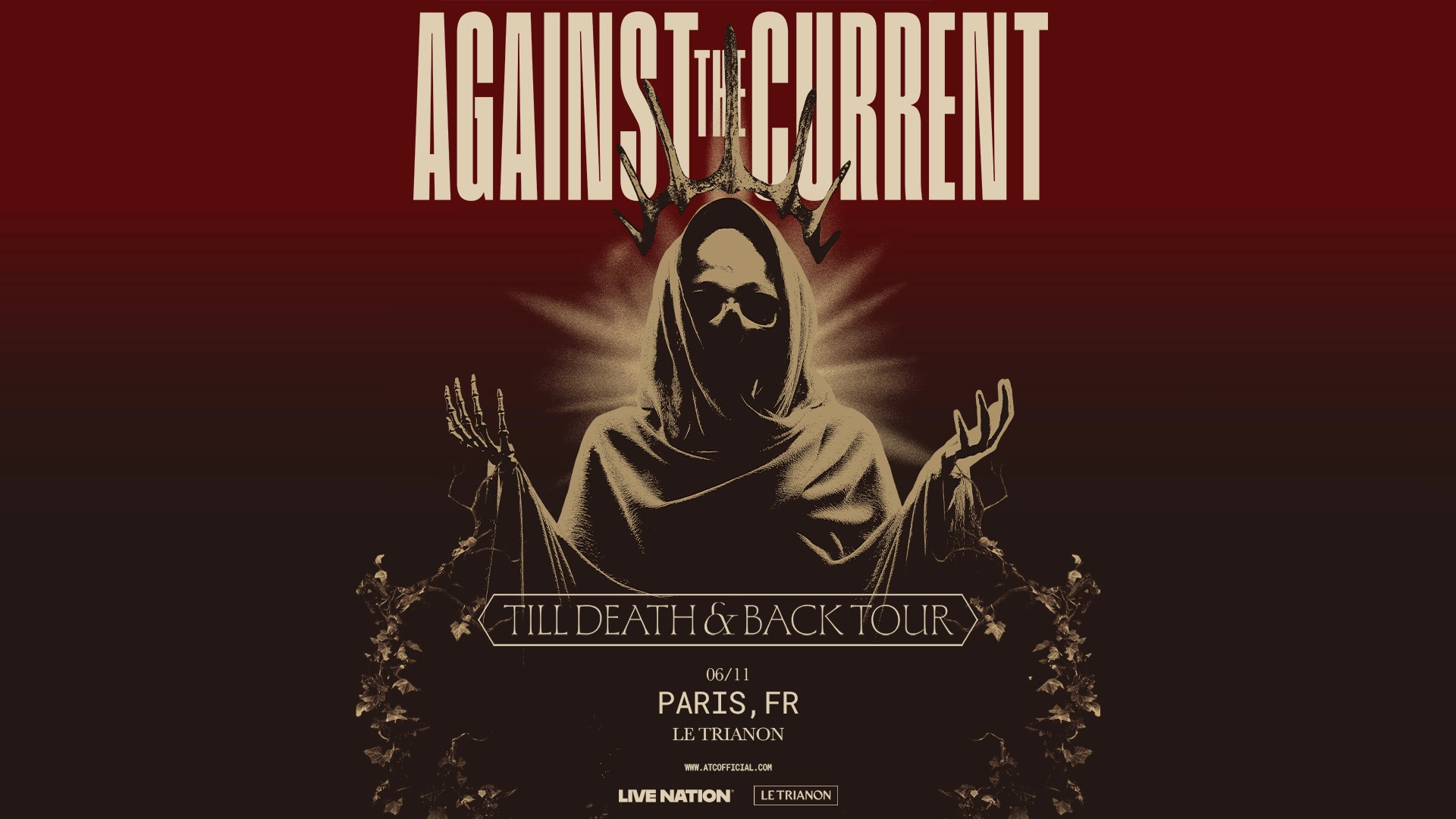 Billets Against The Current (Le Trianon - Paris)