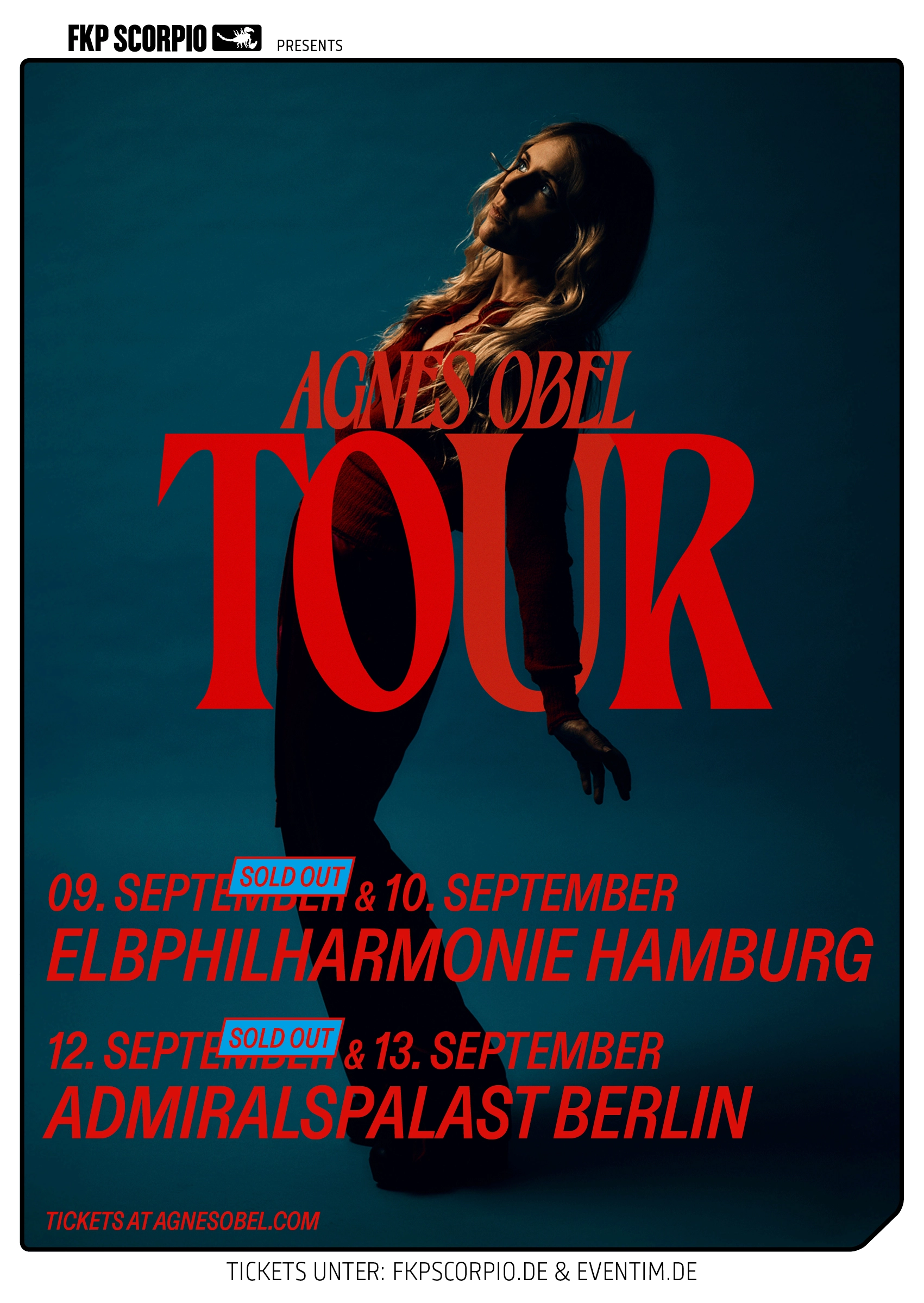 Billets Agnes Obel (Admiralspalast - Berlin)
