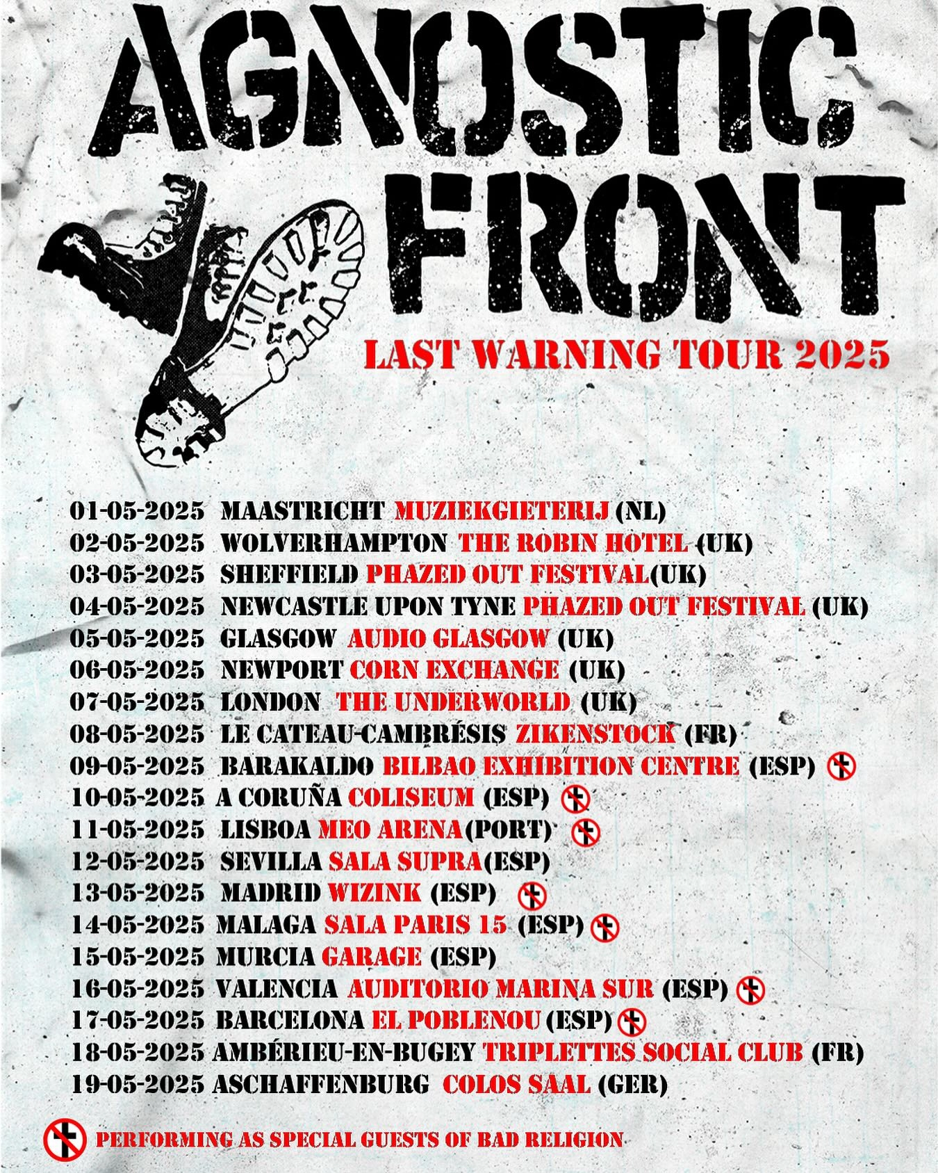 Agnostic Front en Colos-Saal Tickets
