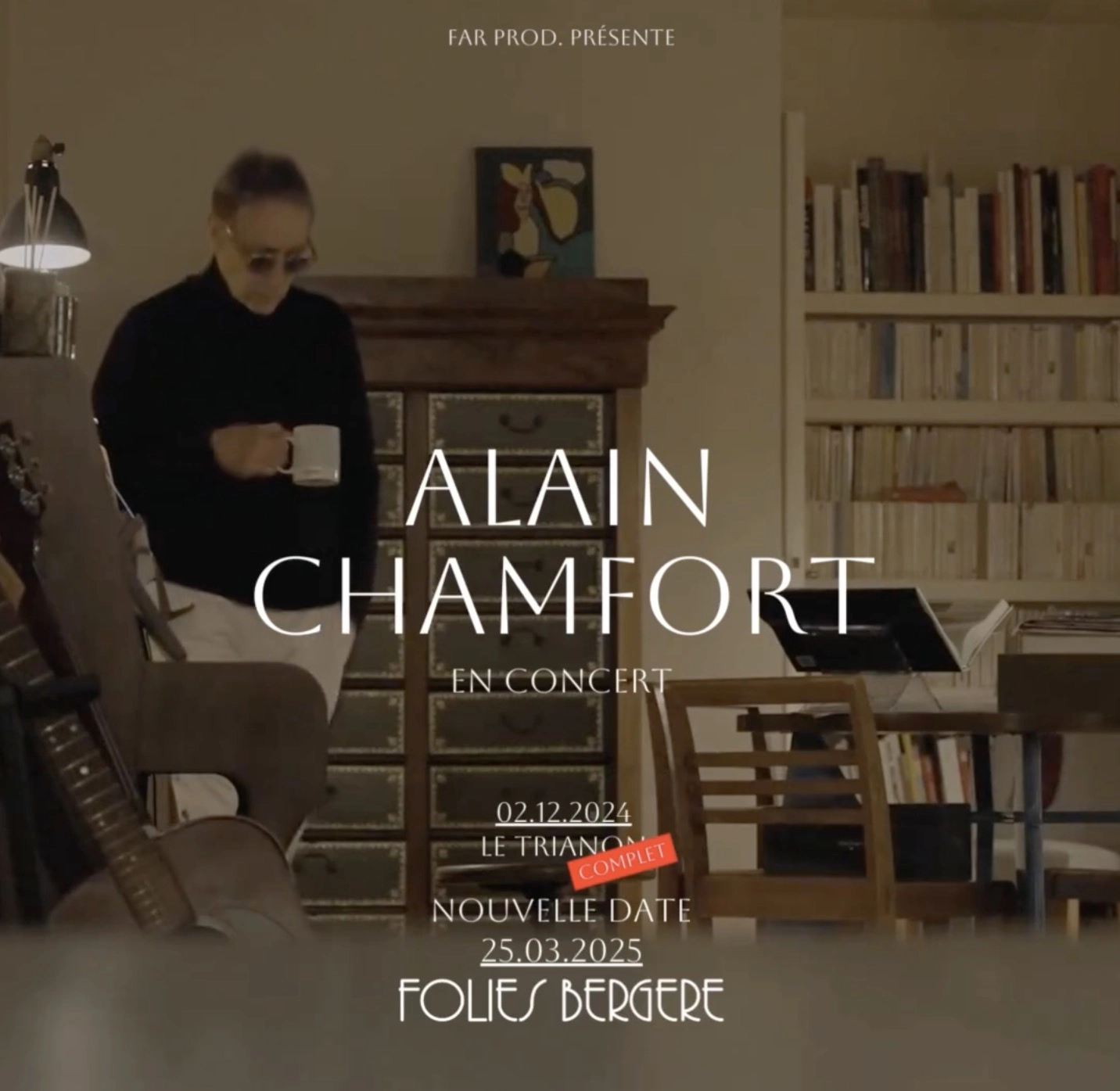 Billets Alain Chamfort (Folies Bergere - Paris)