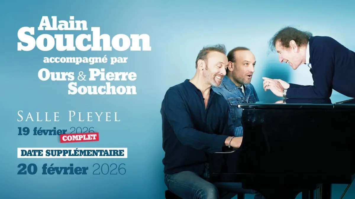 Billets Alain Souchon accompagné par Ours et Pierre Souchon (Salle Pleyel - Paris)
